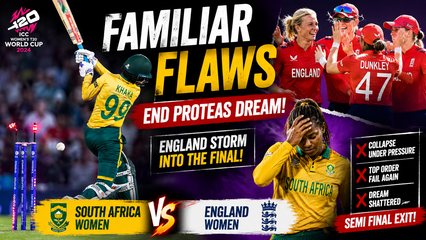South Africa Women vs England Women Familiar Flaws End Proteas Dream in T20 World Cup Semi Final