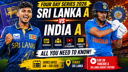 Sri Lanka A vs India A Four Day Series 2026 Schedule Squads Live Streaming and Complete Guide