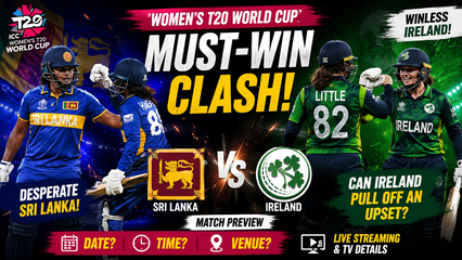 Sri Lanka vs Ireland Womens T20 World Cup 2026 Preview Sri Lanka Fight to Keep Semi Final Hopes Alive