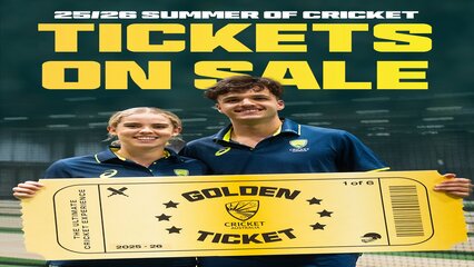 Tickets On Sale for Summer Cricket | Ashes & Golden Ticket