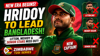 Towhid Hridoy Named Bangladesh T20I Captain for Zimbabwe Series