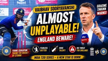 Vaibhav Sooryavanshi Almost Unplayable Graeme Swann Warns England Ahead of India T20I Series