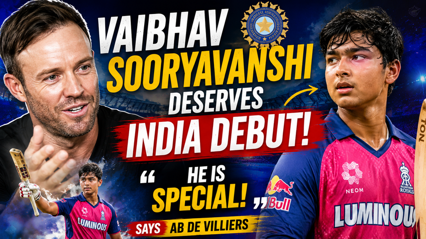 Vaibhav Sooryavanshi Deserves India Debut Says AB de Villiers