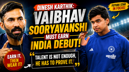 Vaibhav Sooryavanshi Must Earn India Debut Says Dinesh Karthik