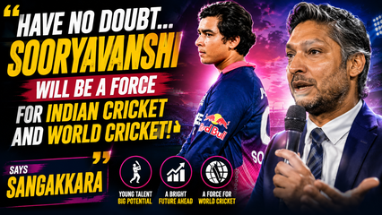 Vaibhav Sooryavanshi Will Be a Force for Indian Cricket Says Kumar Sangakkara