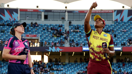 West Indies power past Scotland for first victory