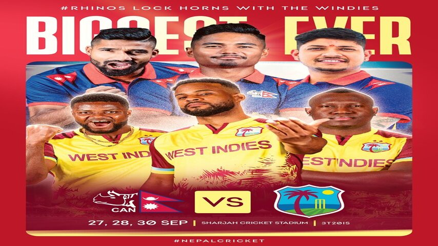 West Indies vs Nepal T20I Series 2025 | CWI Announces Historic Tour