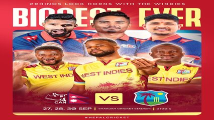 West Indies vs Nepal T20I Series 2025 | CWI Announces Historic Tour