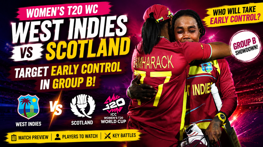 West Indies vs Scotland Women Preview Group B Rivals Battle for Early T20 World Cup Advantage