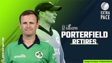 Former Ireland skipper William Porterfield retires