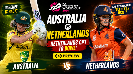 Womens T20 World Cup 2026 Ashleigh Gardner Returns as Australia Bat First Against Netherlands
