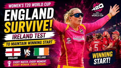 Womens T20 World Cup 2026 England Beat Ireland to Stay Unbeaten in Group 2
