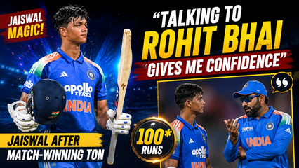 Yashasvi Jaiswal Credits Rohit Sharma After Match Winning Century Against Afghanistan