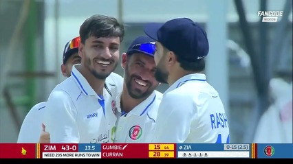 AFG vs ZIM 2nd Test, Highlights | Afghanistan Triumphs Over Zimbabwe in a Nail-Biting 2nd Test at Queens Sports Club