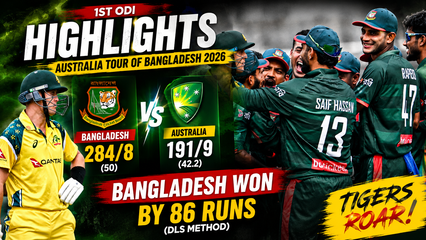 Bangladesh vs Australia 1st ODI Highlights Bangladesh Stun Australia