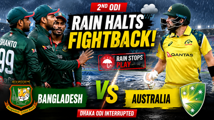 Bangladesh vs Australia 2nd ODI Highlights | Rain Halts Fightback in Dhaka