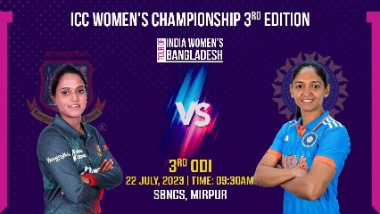 Bangladesh Women vs India Women | 3rd ODI Match - Live | INDW vs BANW - Cricket Live