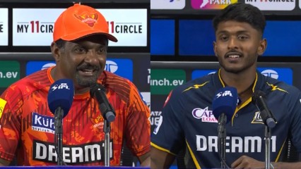 Sai Sudharsan and Muttiah Muralitharan addressed post match press conference of Match 12 between GT vs SRH - IPL 2024