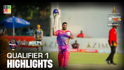 Harare Bolts vs Jo burg Bangla Tigers | Qualifier 1 Highlights I Day 8 | Zim Afro T10 Season 2