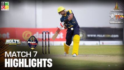 Harare Bolts vs Joburg Bangla Tigers | Match 7 Highlights I Day 3 | Zim Afro T10 Season 2