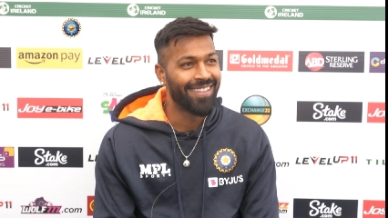 Hardik Pandya Press Conference ahead of IRE vs IND 1st T-20 at Dubln