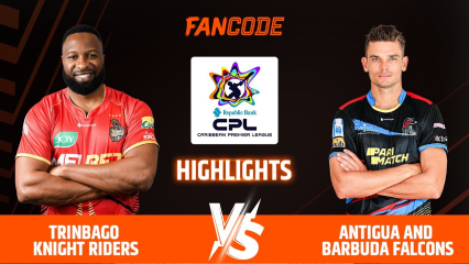 LIVE | Highlights | Trinbago Knight Riders vs Antigua and Barbuda Falcon