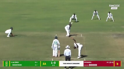 Zimbabwe vs South Africa 2nd Test: Wiaan Mulder Hits Record 264 on Day 1*
