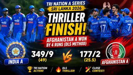 India A vs Afghanistan A | Highlights | Tri Nation A Series 2026