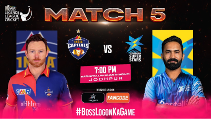 India Capitals VS Southern Super Stars | Legends League Cricket Match 5 | Live