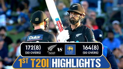 New Zealand Clinch Thrilling 1st T20 Against Sri Lanka by 8 Runs | NZ vs SL, 1st T20 Highlights