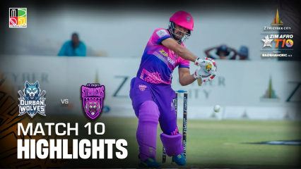 NYS Lagos vs Durban Wolves | Match 10 Highlights I Day 4 | Zim Afro T10 Season 2