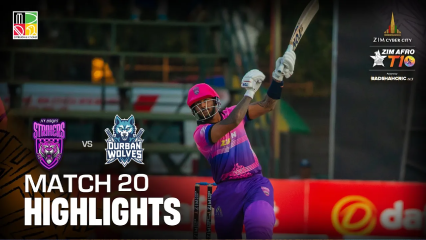 NYS Lagos vs Durban Wolves | Match 20 Highlights I Day 7 |  Zim Afro T10 Season 2