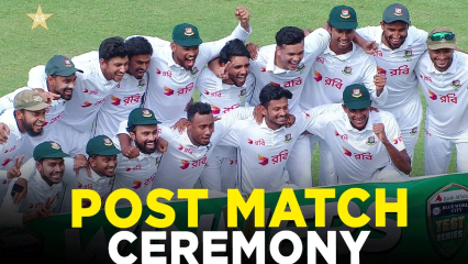 Pakistan vs Bangladesh | Post Match Ceremony | 2nd Test Day 5 2024