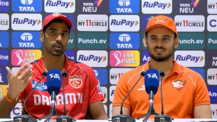Shashank Singh and Abdul Samad post match press conference PBKS vs SRH IPL 2024