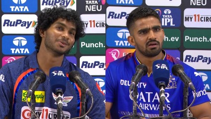 Manimaran Siddarth and Mahipal Lomror post match press conference | RCB vs LSG, IPL 2024