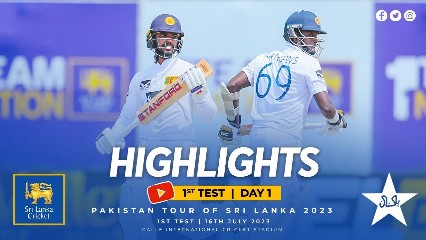 Sri Lanka vs Pakistan, 1st Test - Day 1 Highlights | SL vs PAK live