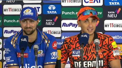 SRH vs MI post match press conference - Abhishek Sharma and Tim David | IPL 2024