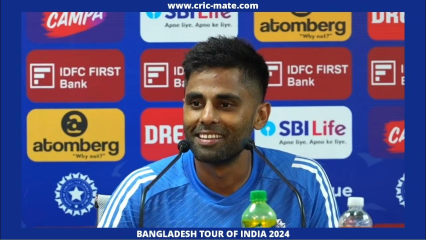 Surya Kumar Yadav pre match press conference IND vs BAN T20 Series