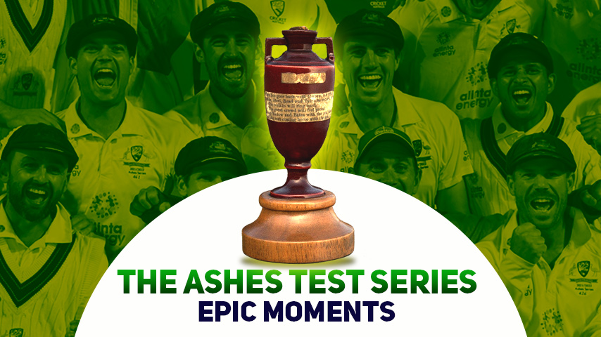 Top 5 moments from THE ASHES history | Sir Donald Bradman | Jim Laker | Ben stokes | Andrew Flintoff