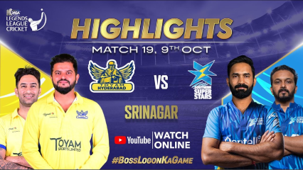 Toyam Hyderabad vs Southern Super Stars | Highlights Match 19 | Legends League Cricket