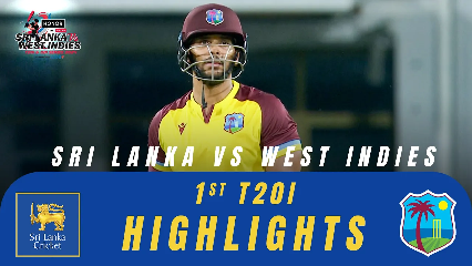 West Indies Tour Of Sri Lanka | 1st T20I | Highlights