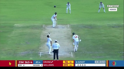 Zimbabwe Dominates Day 2 in 1st Test Against Afghanistan | AFG vs ZIM 1st Test Day 2 Highlights